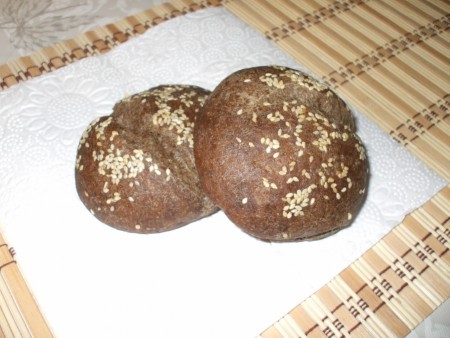 Lenmaglisztes zsemle